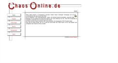 Desktop Screenshot of chaosonline.de