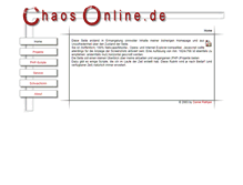 Tablet Screenshot of chaosonline.de
